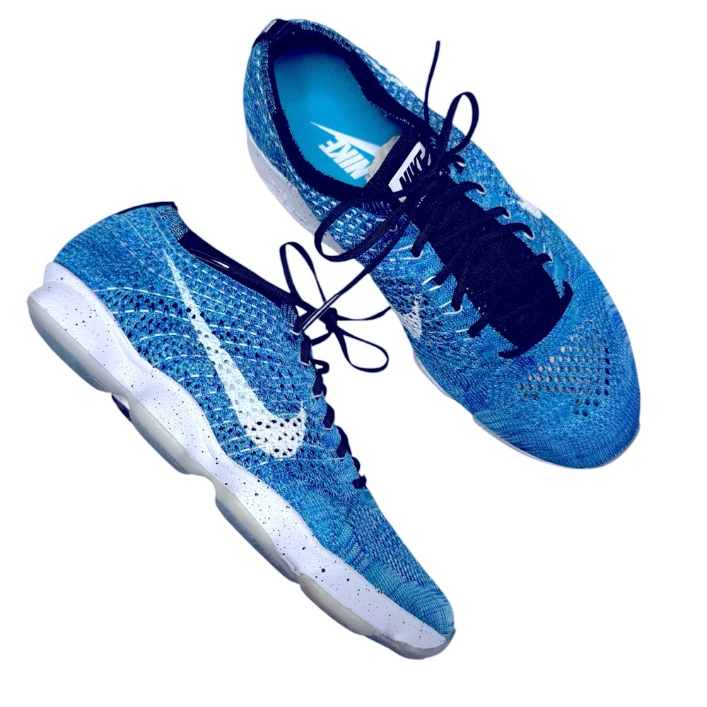 New! Nike Flyknit Zoom Agility - Blue - Women's Size 8.5